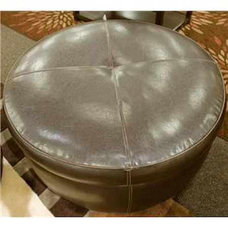 Round Cocktail Ottoman